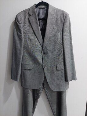 Black Brown 1826 Men's 2- Piece Suits 40R Gray The Bay Made in Canada